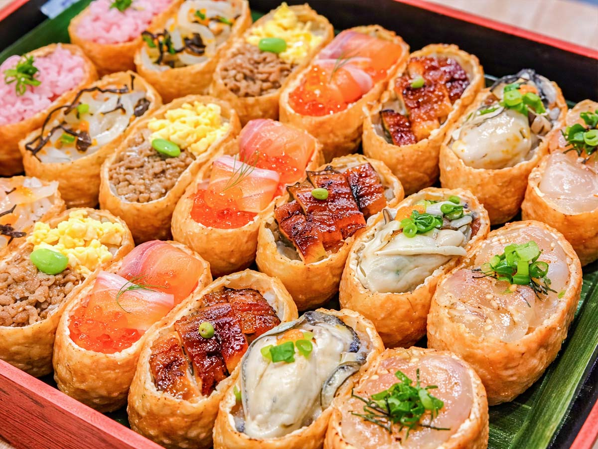 Vibrant Sushi Assortment