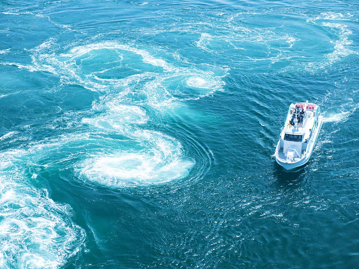 Powerful tidal whirlpools of Naruto (2)