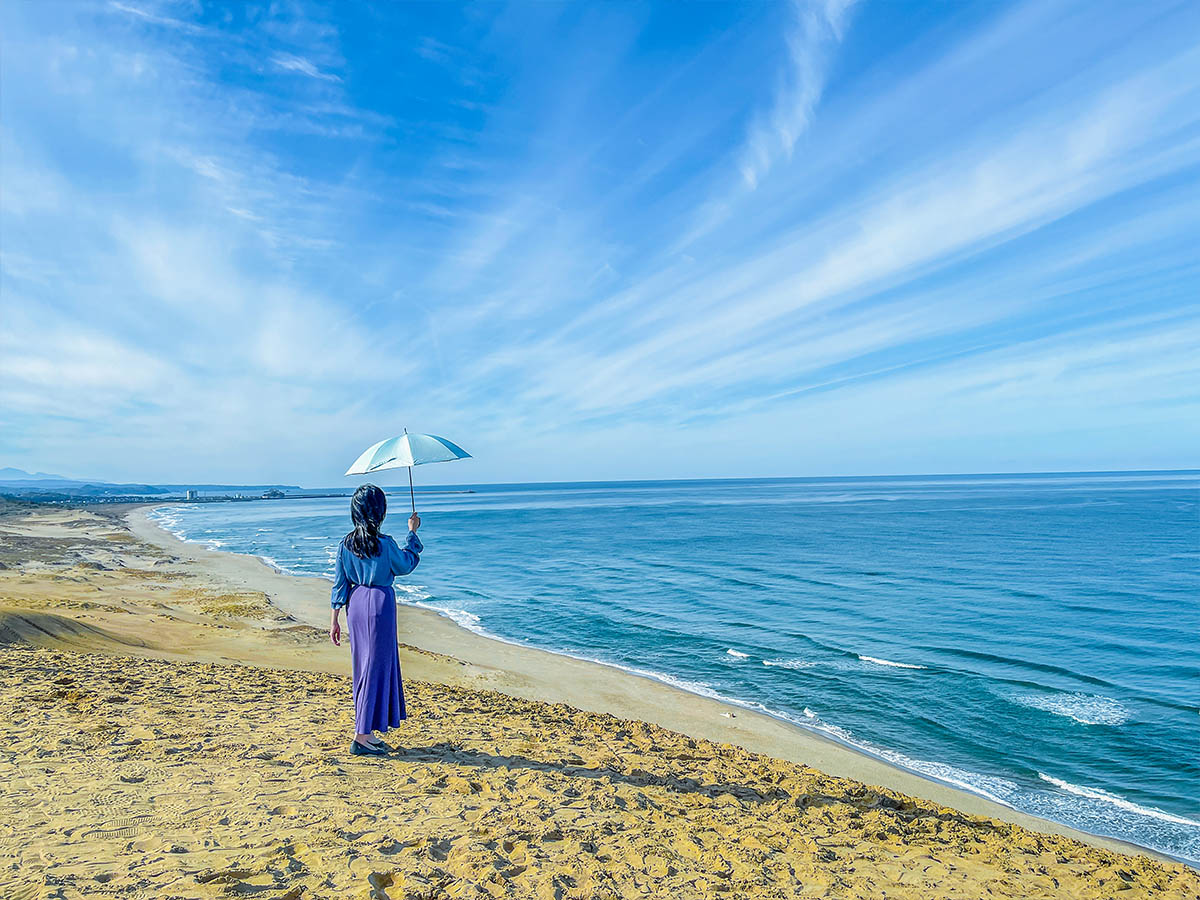Tottori great sand dune